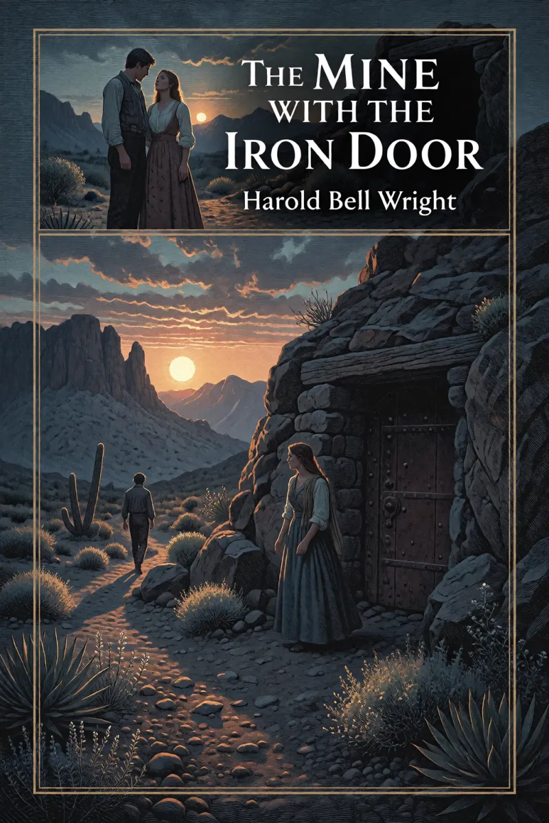 Cover of The Mine with the Iron Door by Harold Bell Wright
