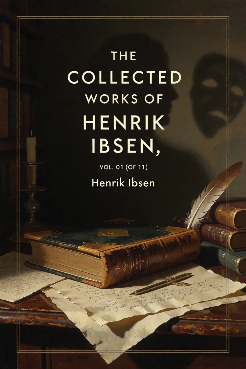 Cover of The collected works of Henrik Ibsen, Vol. 01 (of 11) by Henrik Ibsen