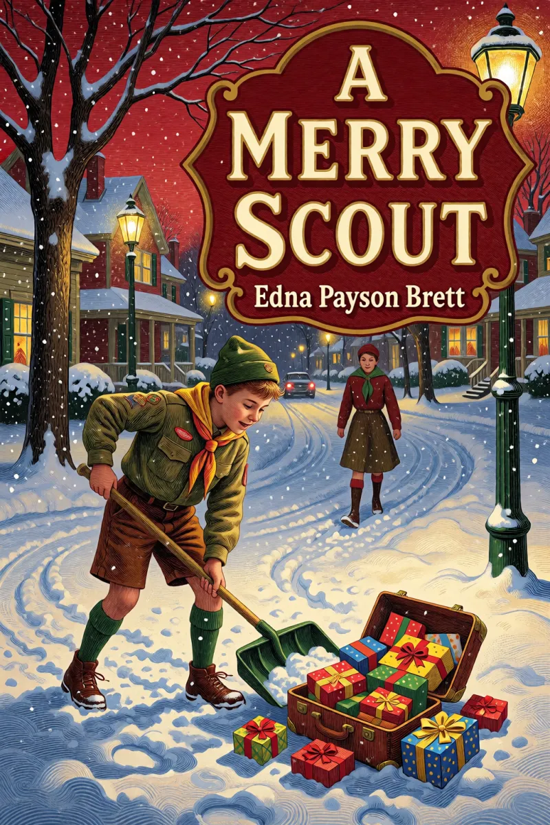 Cover of A Merry Scout by Edna Payson Brett