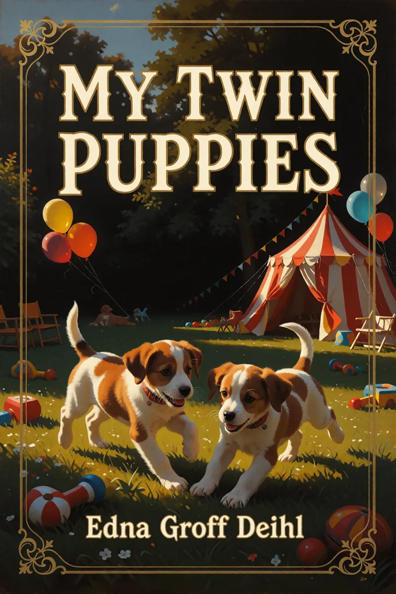 Cover of My twin puppies by Edna Groff Deihl