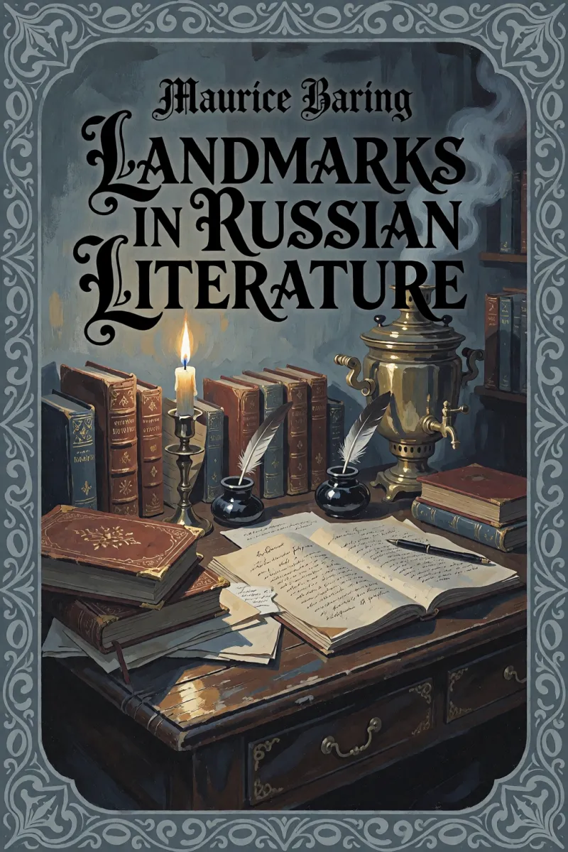Cover of Landmarks in Russian literature by Maurice Baring