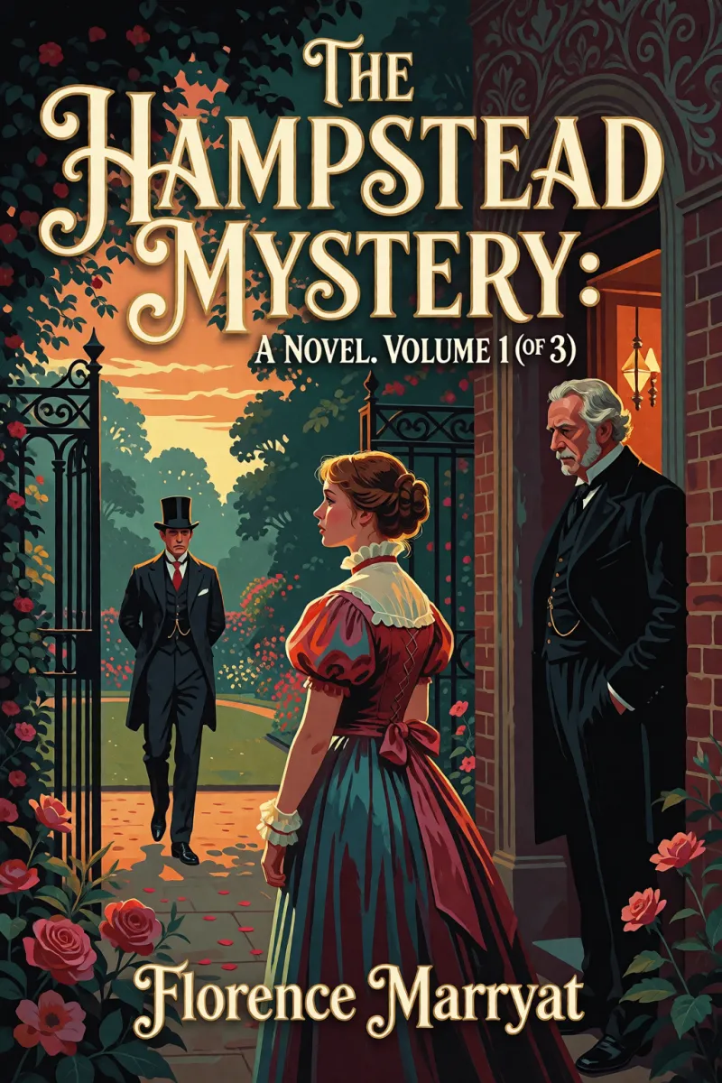 Cover of The Hampstead mystery: a novel. Volume 1 (of 3) by Florence Marryat