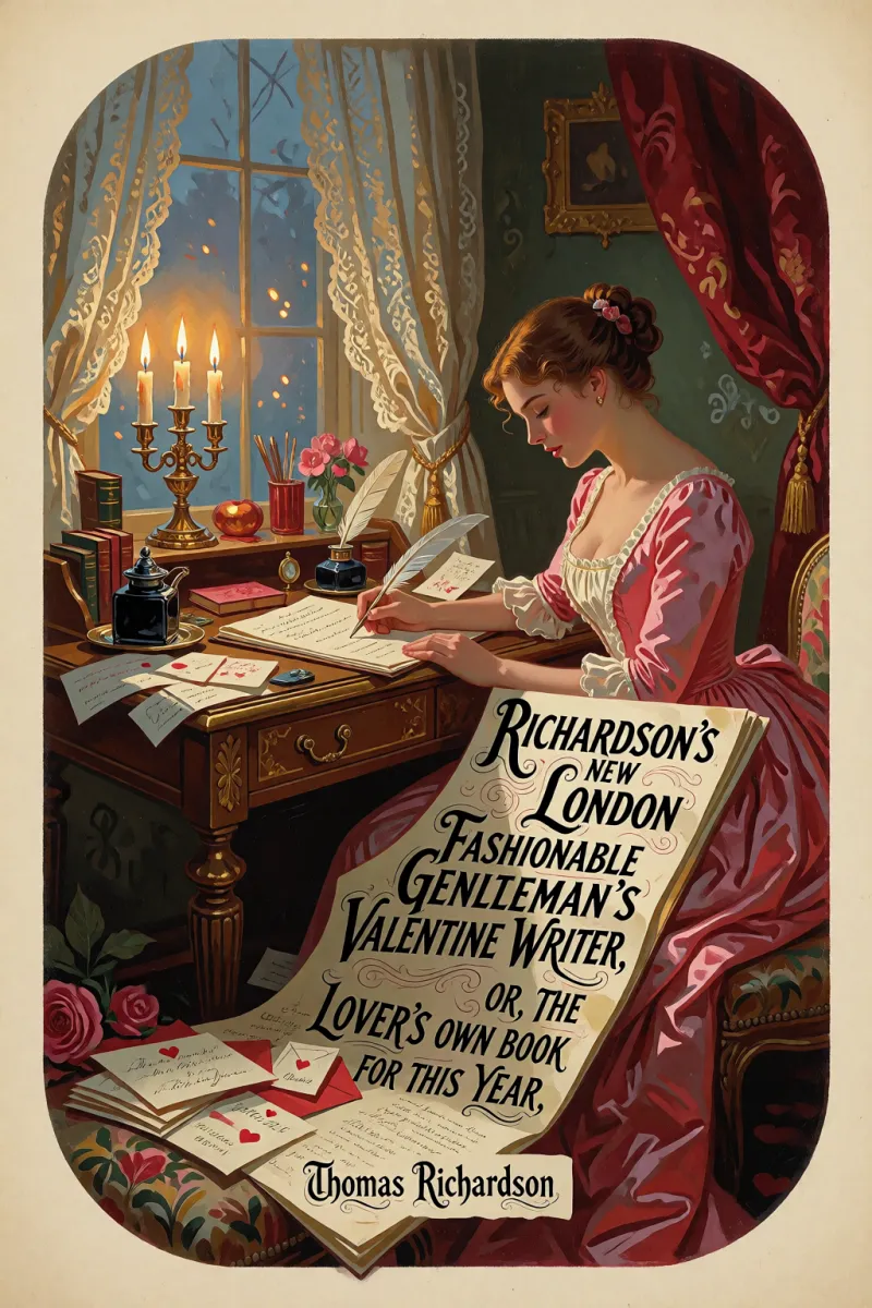 Cover of Richardson's New London fashionable gentleman's valentine writer, or, the lover's own book for this year by Thomas Richardson
