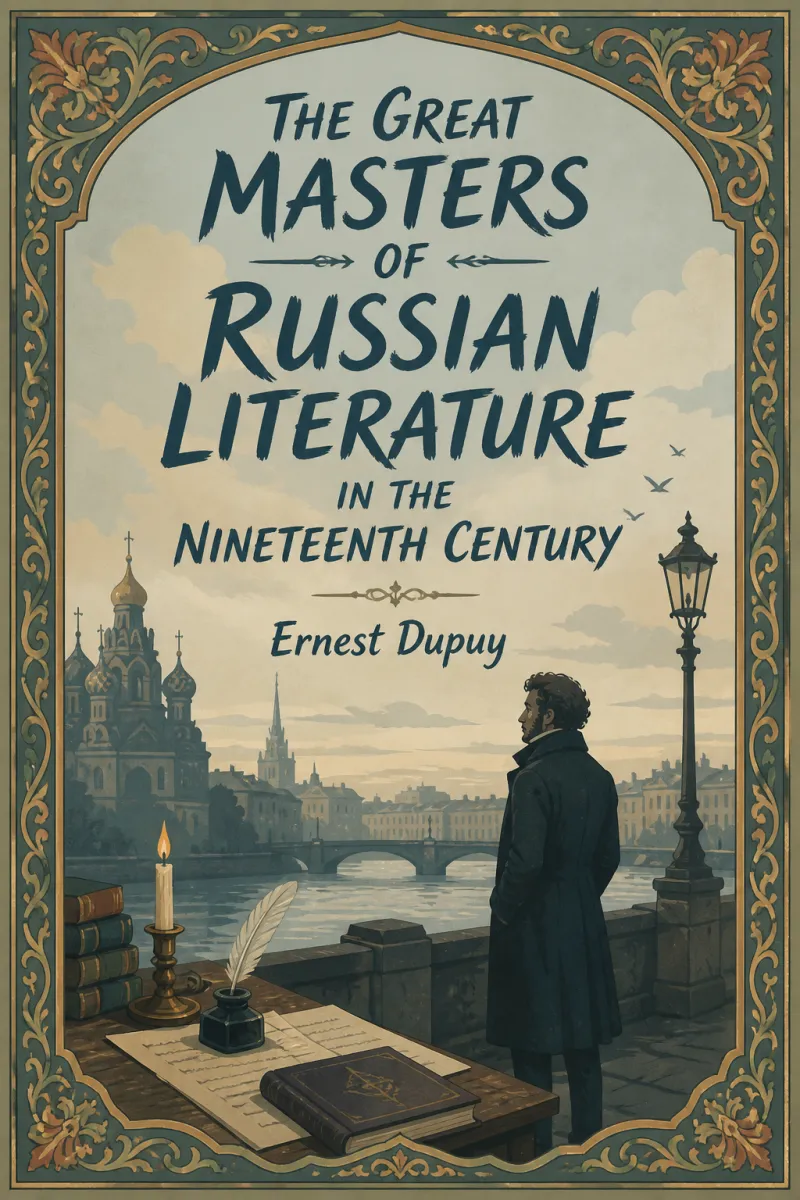 Cover of The great masters of Russian literature in the nineteenth century by Ernest Dupuy