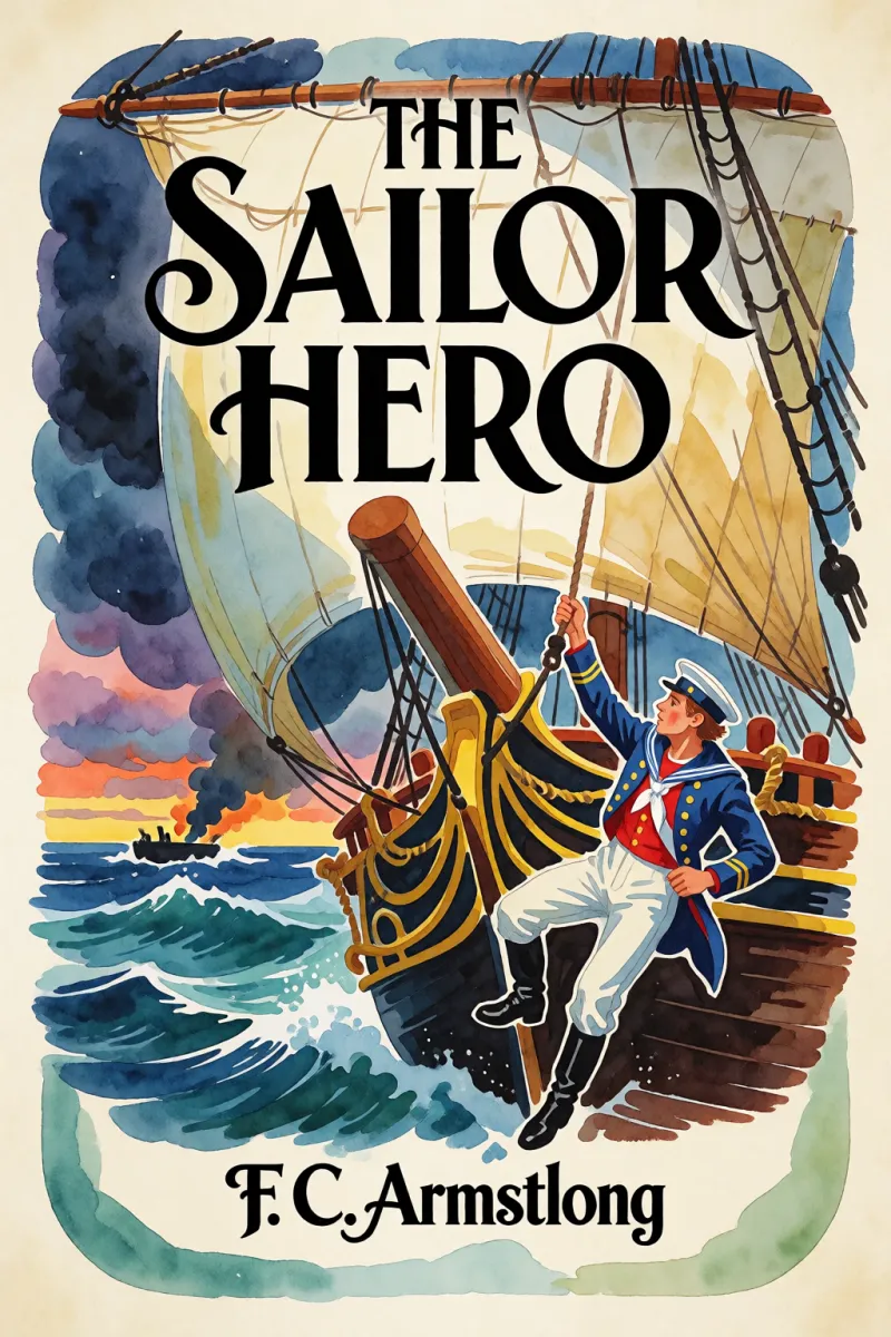 Cover of The sailor hero by F. C. Armstrong