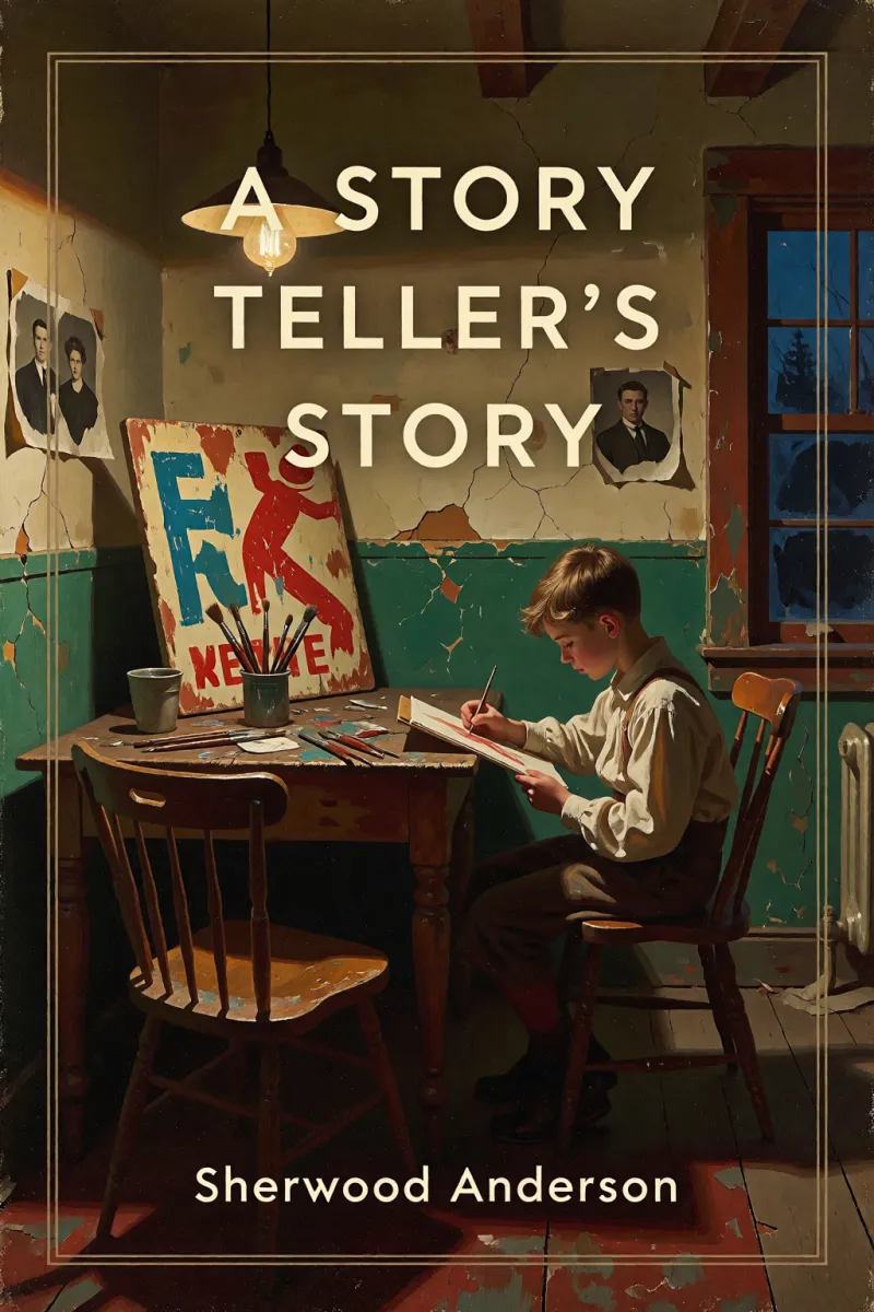 Cover of A story teller's story by Sherwood Anderson