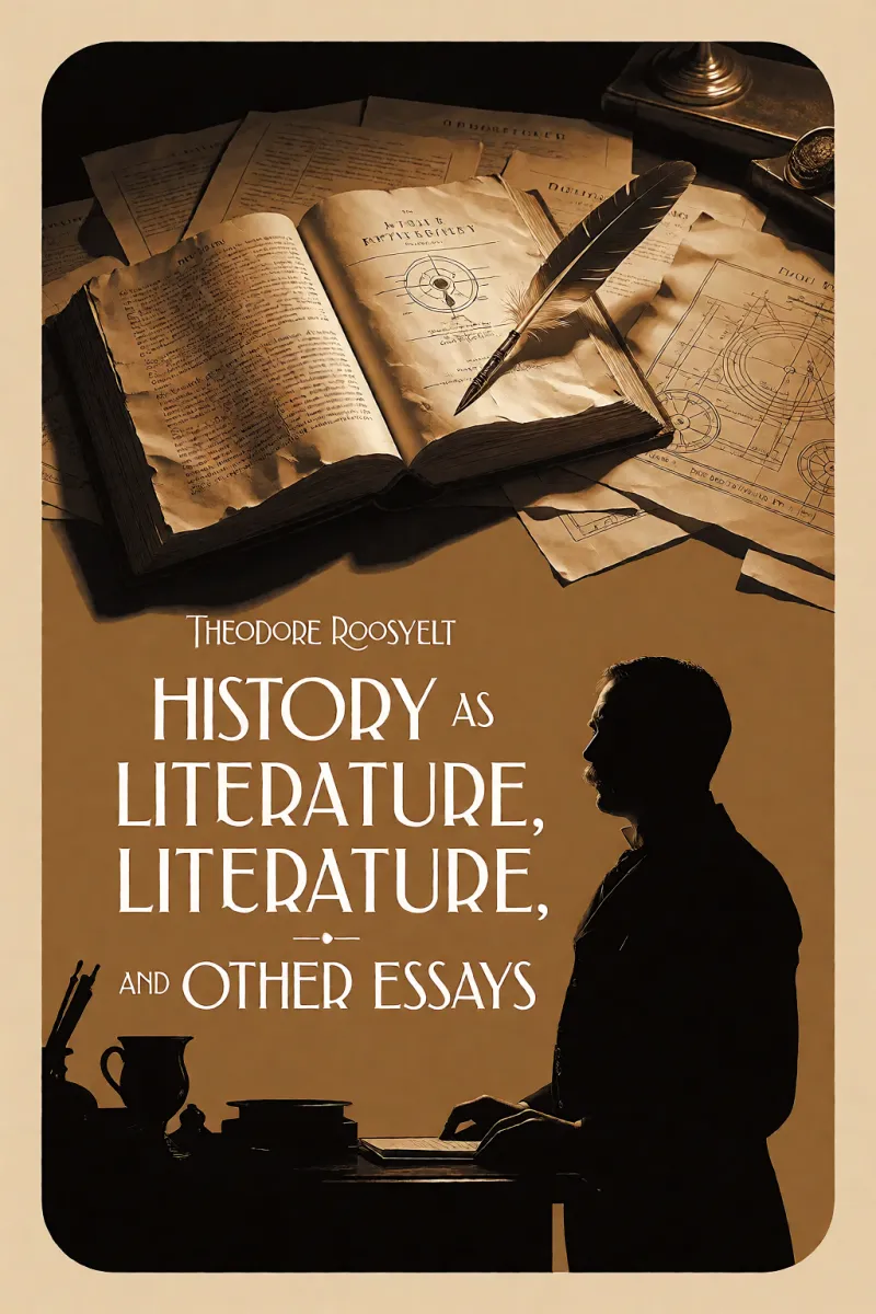 Cover of History as literature, and other essays by Theodore Roosevelt