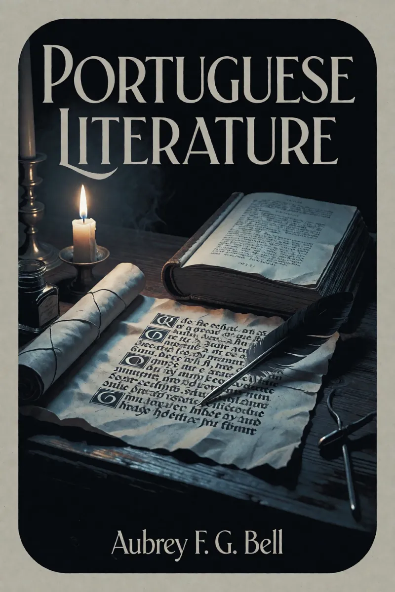 Cover of Portuguese literature by Aubrey F. G. Bell