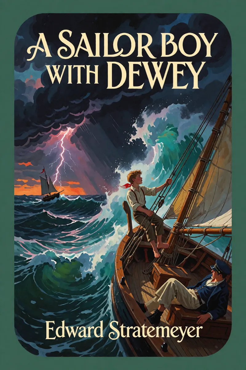 Cover of A sailor boy with Dewey by Edward Stratemeyer