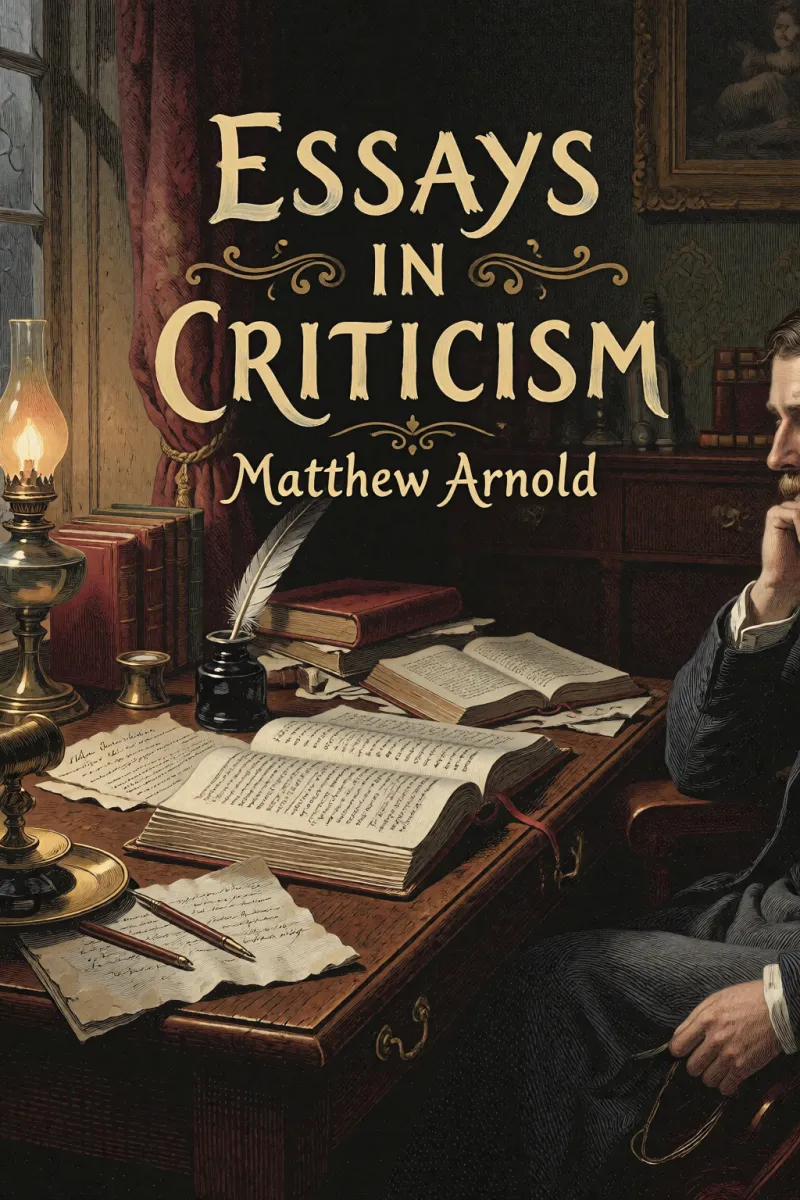 Cover of Essays in criticism by Matthew Arnold