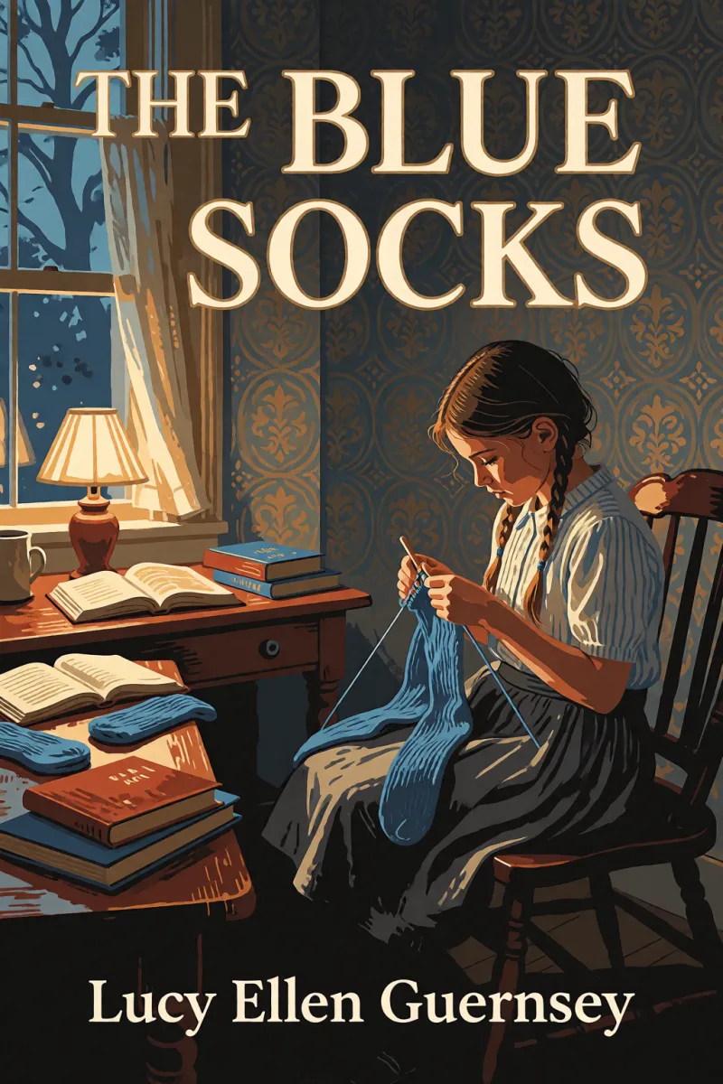 Cover of The blue socks by Lucy Ellen Guernsey