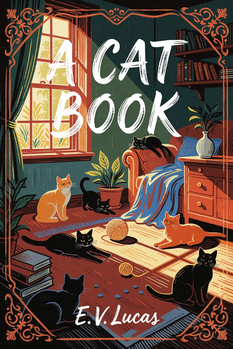 Cover of A cat book by E. V. Lucas