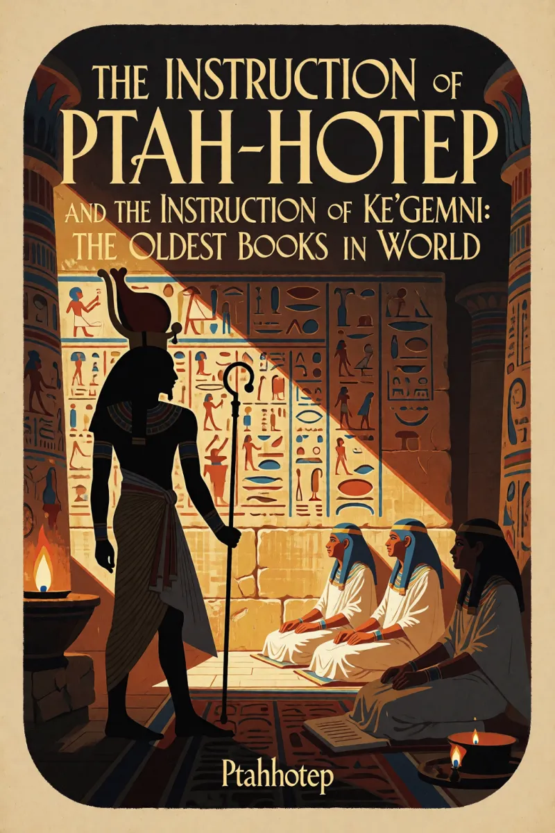 Cover of The Instruction of Ptah-Hotep and the Instruction of Ke'Gemni: The Oldest Books in the World by Ptahhotep