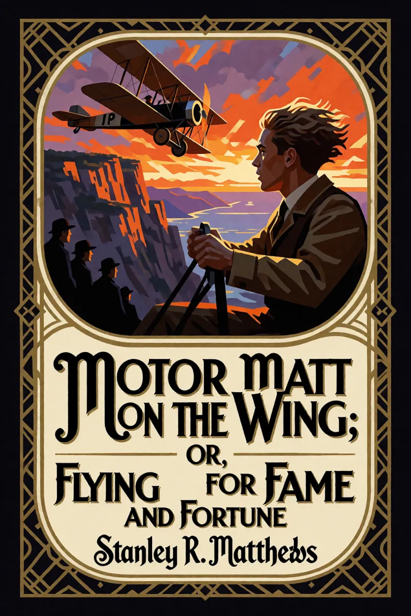 Cover of Motor Matt on the Wing; or, Flying for Fame and Fortune by Stanley R. Matthews