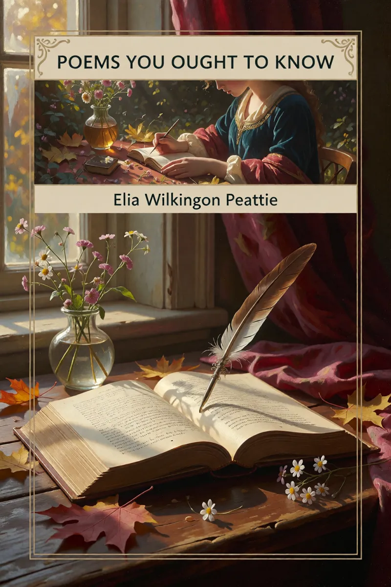 Cover of Poems You Ought to Know by Elia Wilkinson Peattie