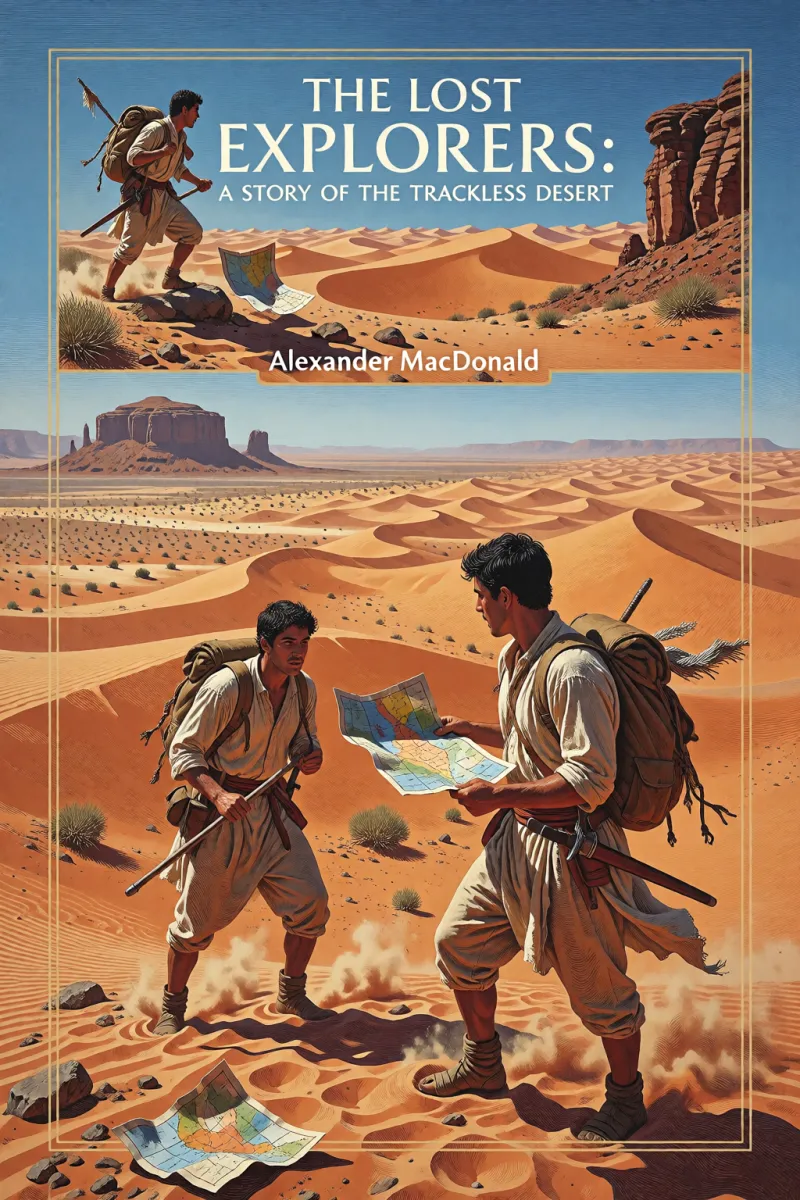 Cover of The Lost Explorers: A Story of the Trackless Desert by Alexander MacDonald