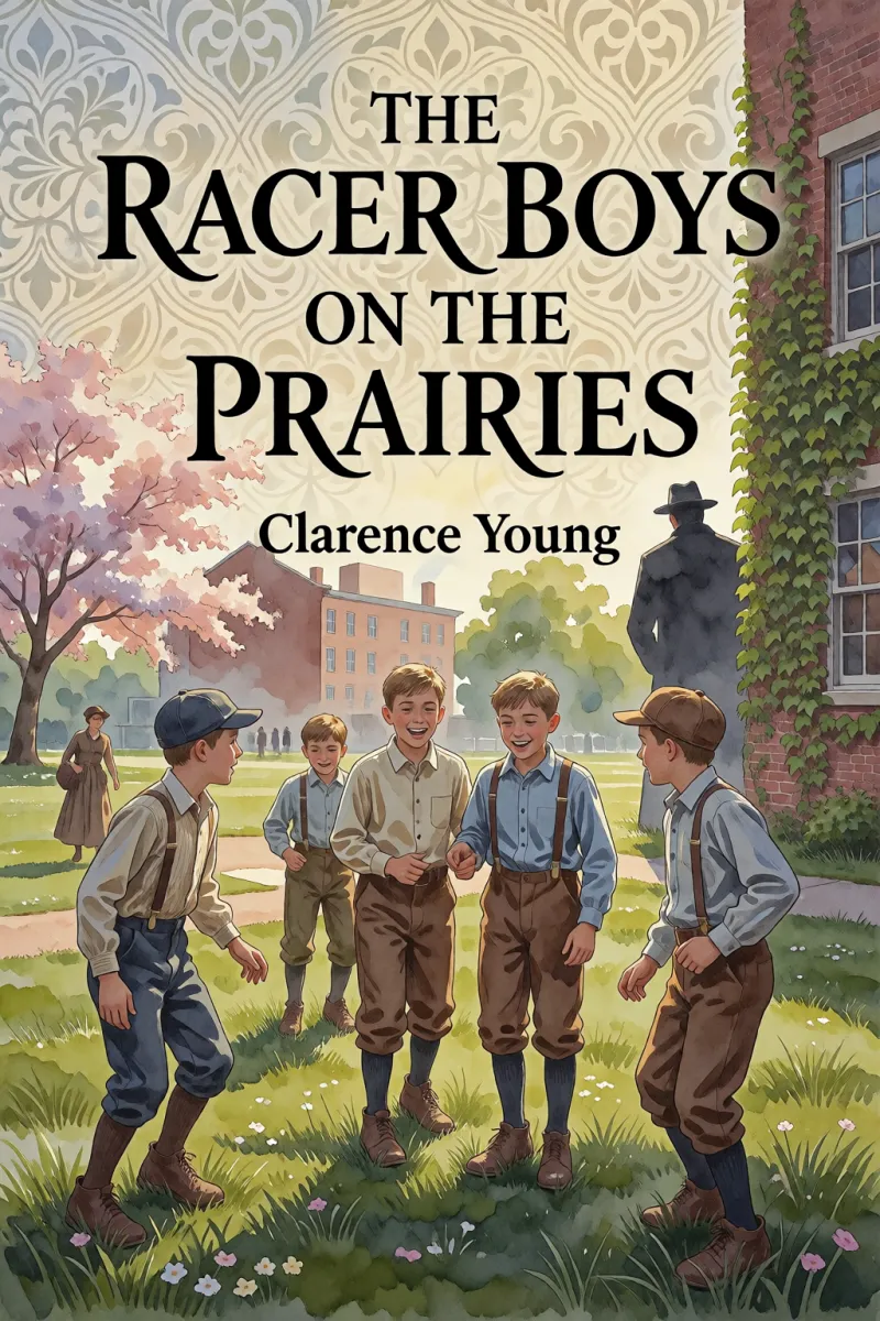 Cover of The Racer boys on the prairies by Clarence Young