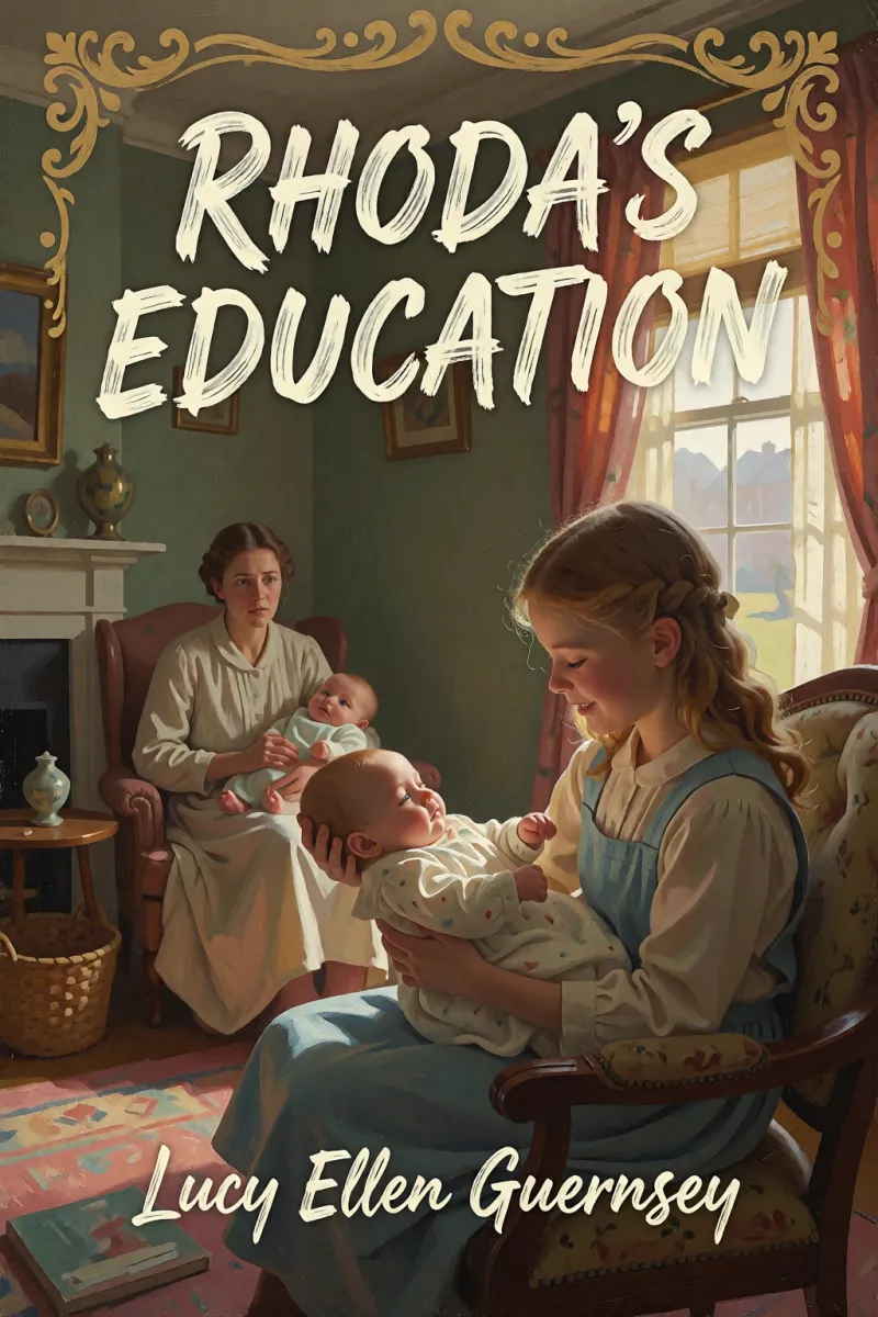 Cover of Rhoda's education by Lucy Ellen Guernsey