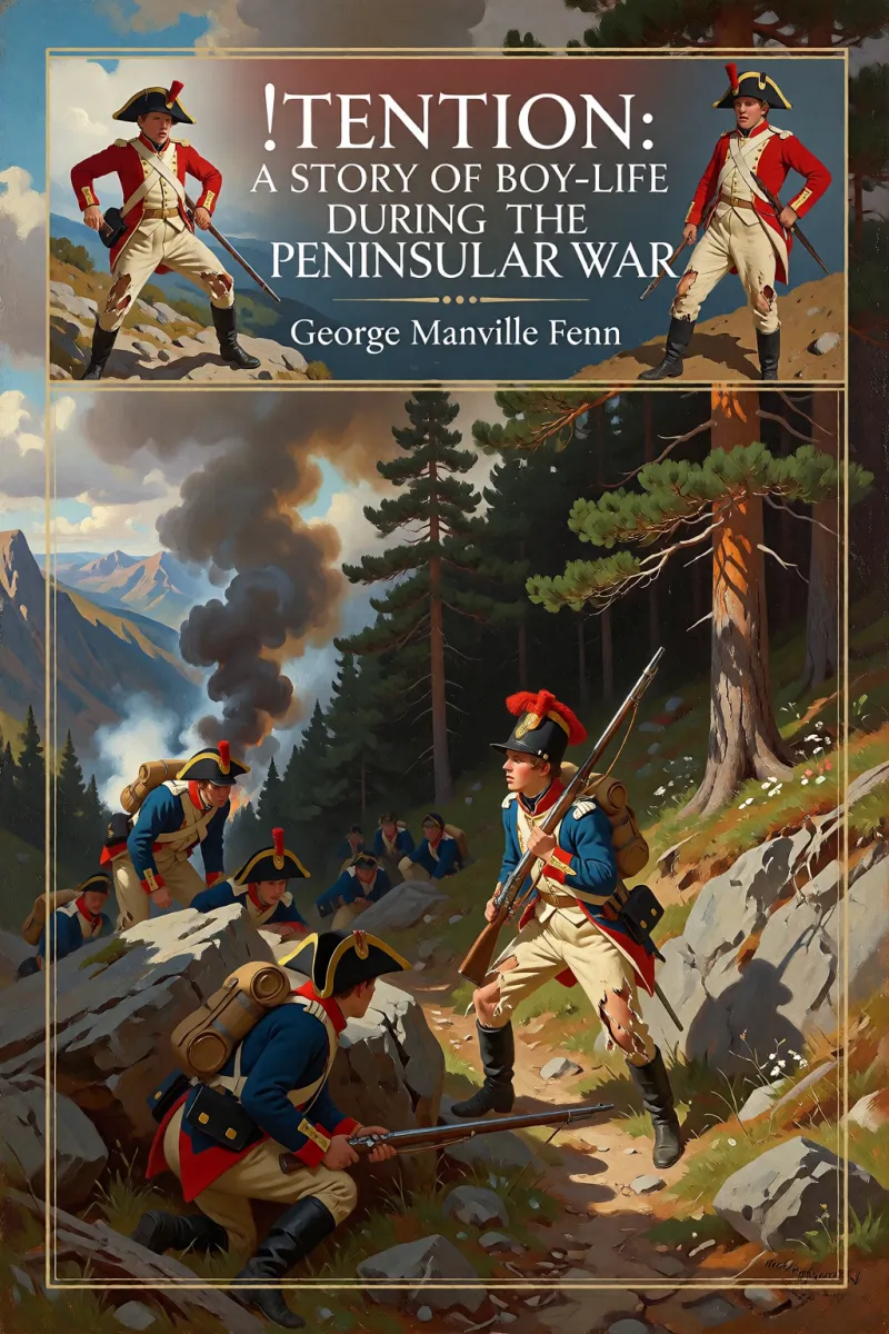 Cover of !Tention: A Story of Boy-Life during the Peninsular War by George Manville Fenn