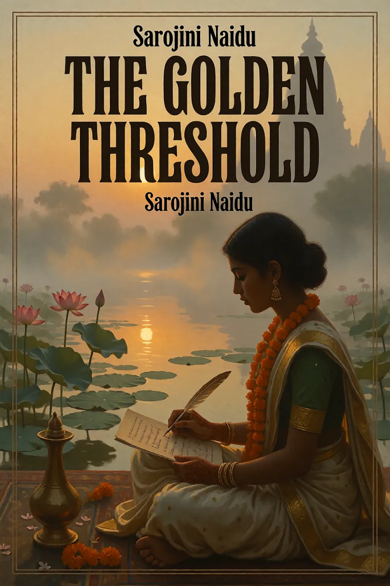 Cover of The Golden Threshold by Sarojini Naidu