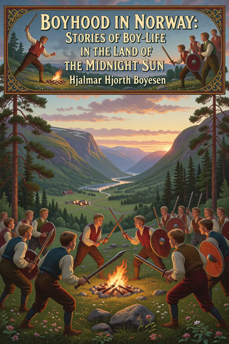 Cover of Boyhood in Norway: Stories of Boy-Life in the Land of the Midnight Sun by Hjalmar Hjorth Boyesen