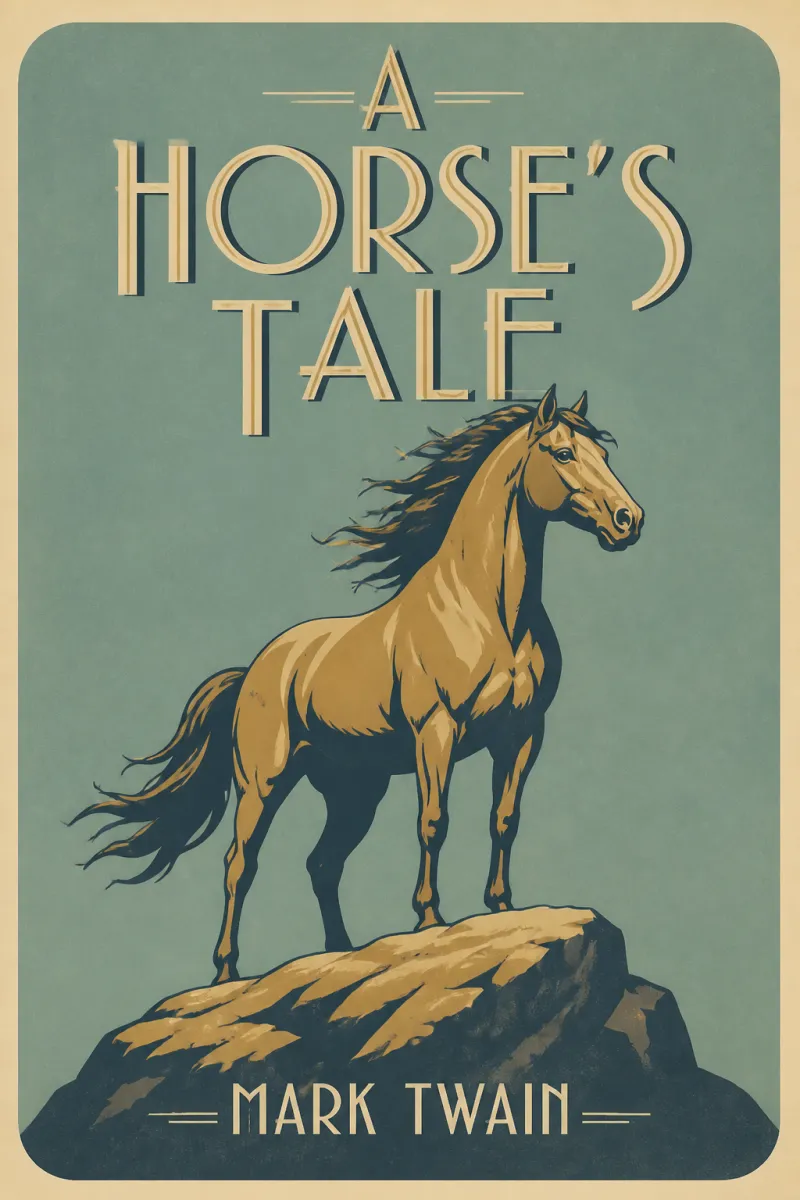 Cover of A Horse's Tale by Mark Twain