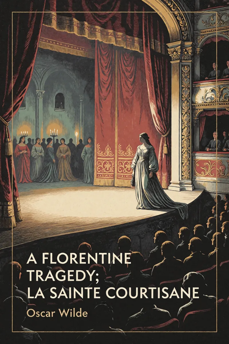 Cover of A Florentine Tragedy; La Sainte Courtisane by Oscar Wilde