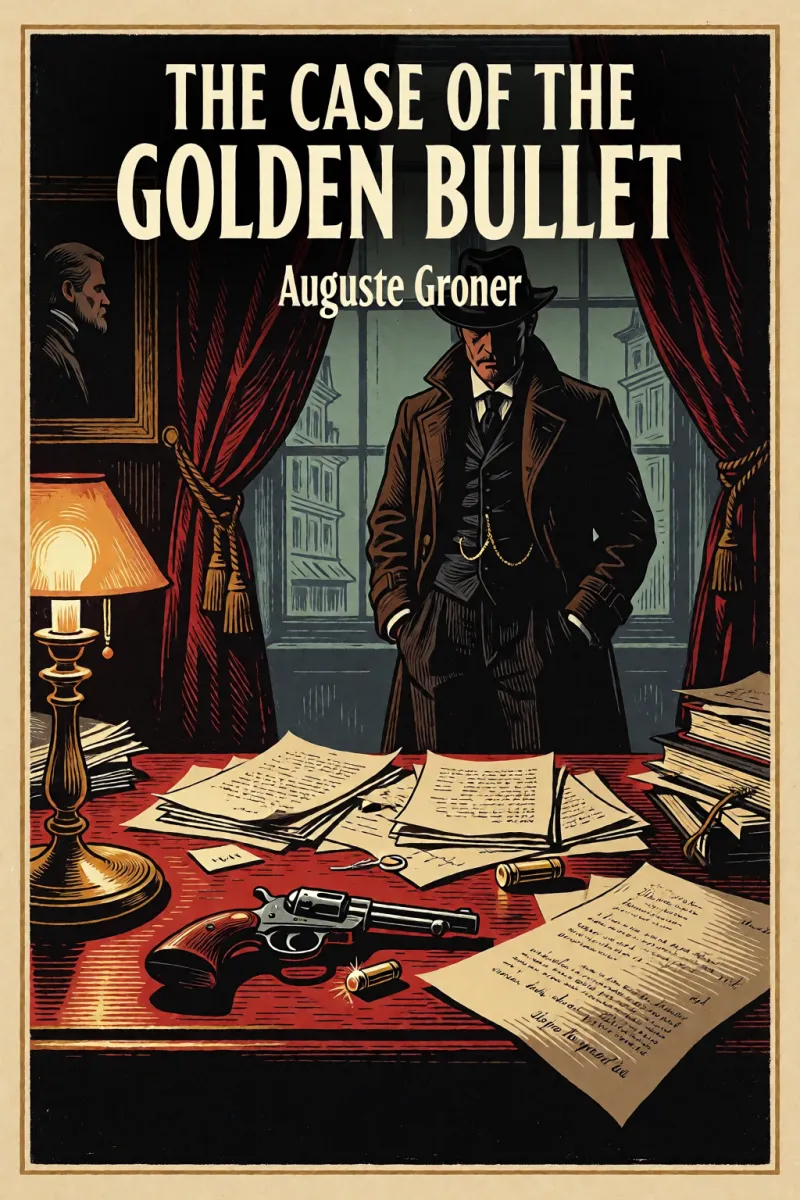 Cover of The Case of the Golden Bullet by Auguste Groner