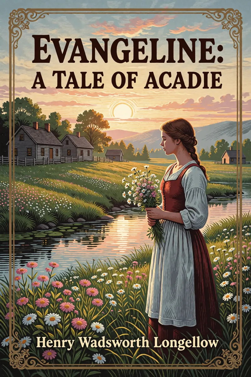 Cover of Evangeline: A Tale of Acadie by Henry Wadsworth Longfellow