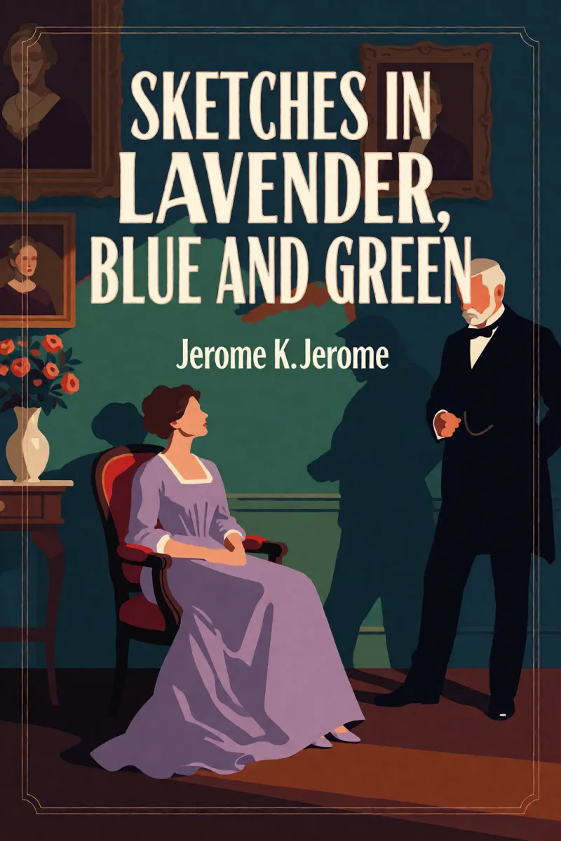 Cover of Sketches in Lavender, Blue and Green by Jerome K. Jerome