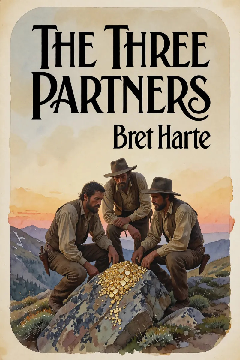Cover of The Three Partners by Bret Harte