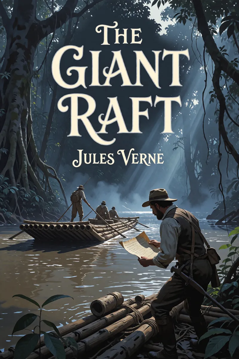 Cover of The Giant Raft by Jules Verne