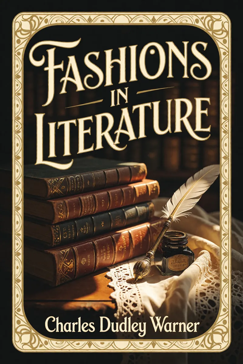Cover of Fashions in Literature by Charles Dudley Warner