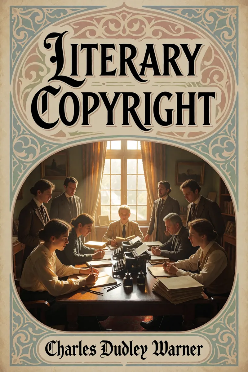 Cover of Literary Copyright by Charles Dudley Warner