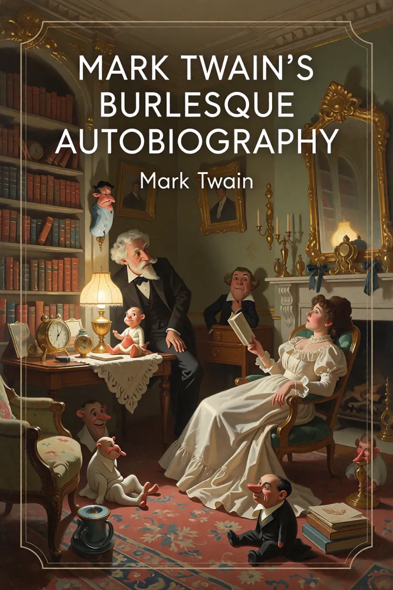 Cover of Mark Twain's Burlesque Autobiography by Mark Twain
