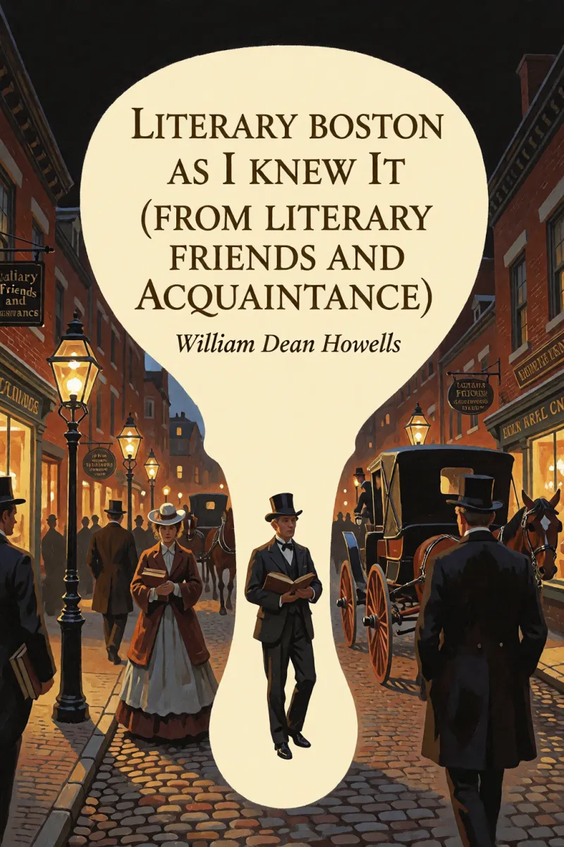 Cover of Literary Boston as I Knew It (from Literary Friends and Acquaintance) by William Dean Howells