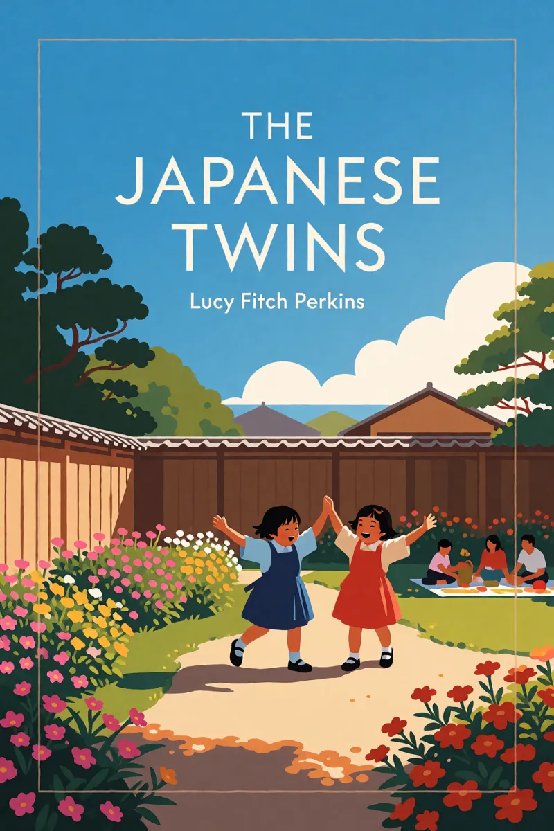 Cover of The Japanese Twins by Lucy Fitch Perkins