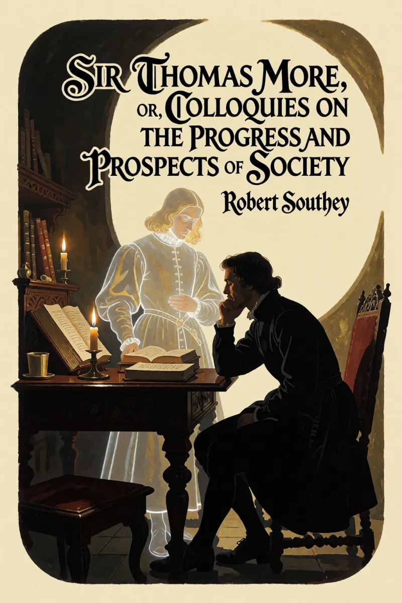 Cover of Sir Thomas More, or, Colloquies on the Progress and Prospects of Society by Robert Southey