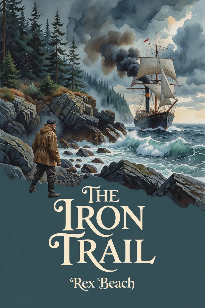 Cover of The Iron Trail by Rex Beach