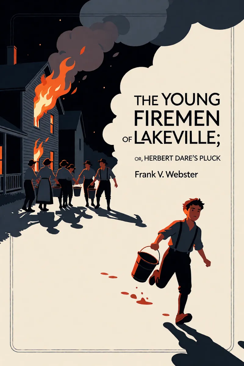 Cover of The Young Firemen of Lakeville; Or, Herbert Dare's Pluck by Frank V. Webster