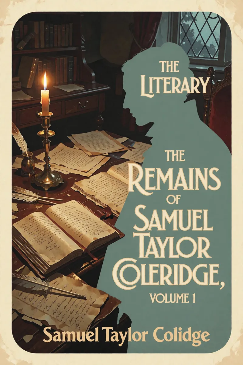 Cover of The Literary Remains of Samuel Taylor Coleridge, Volume 1 by Samuel Taylor Coleridge