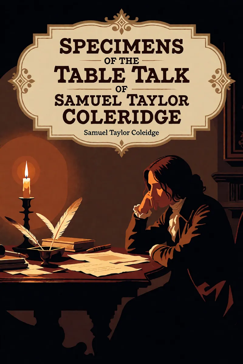 Cover of Specimens of the Table Talk of Samuel Taylor Coleridge by Samuel Taylor Coleridge