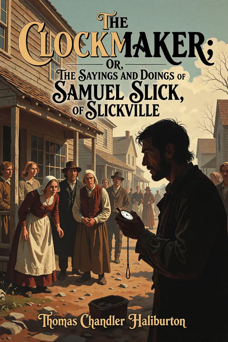 Cover of The Clockmaker; Or, the Sayings and Doings of Samuel Slick, of Slickville by Thomas Chandler Haliburton