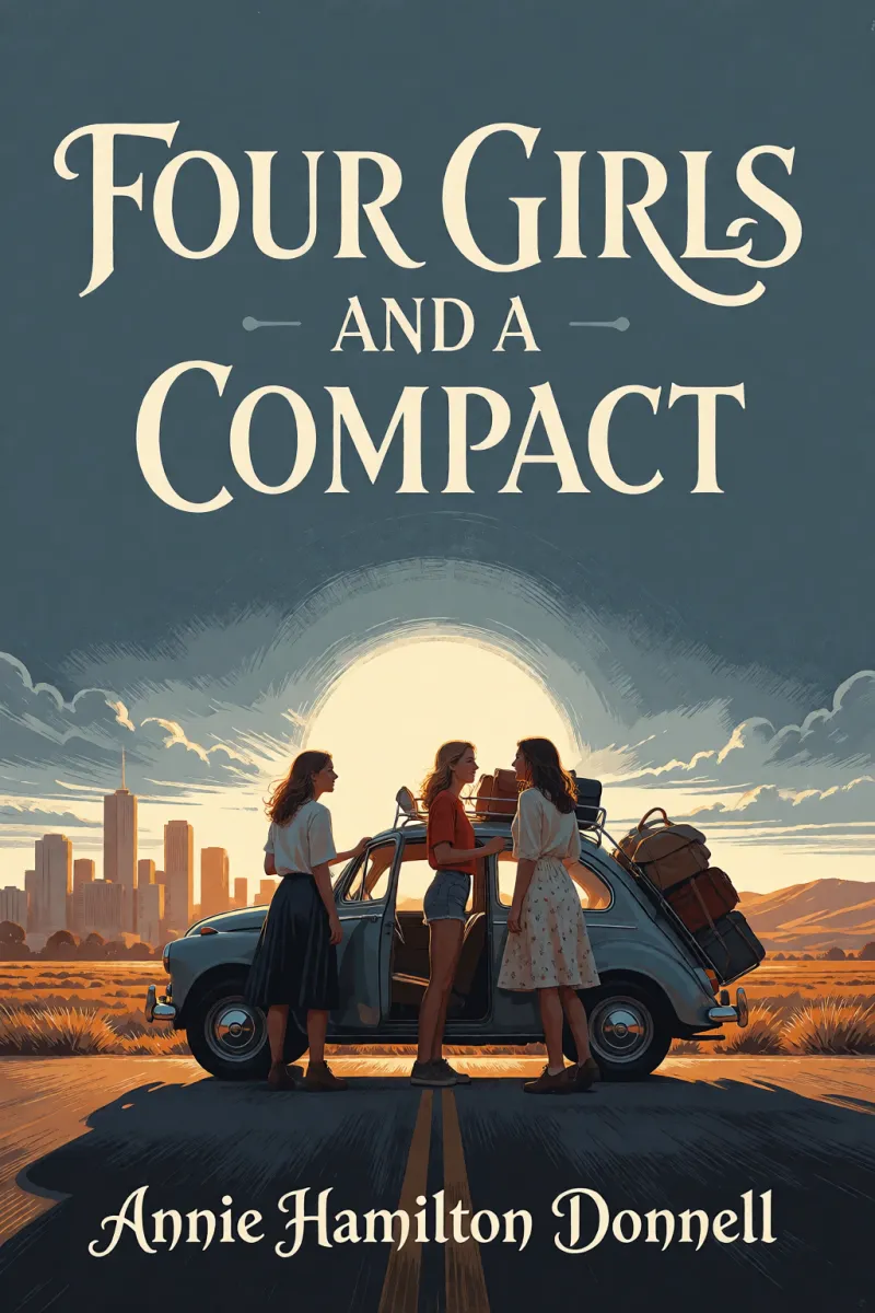 Cover of Four Girls and a Compact by Annie Hamilton Donnell