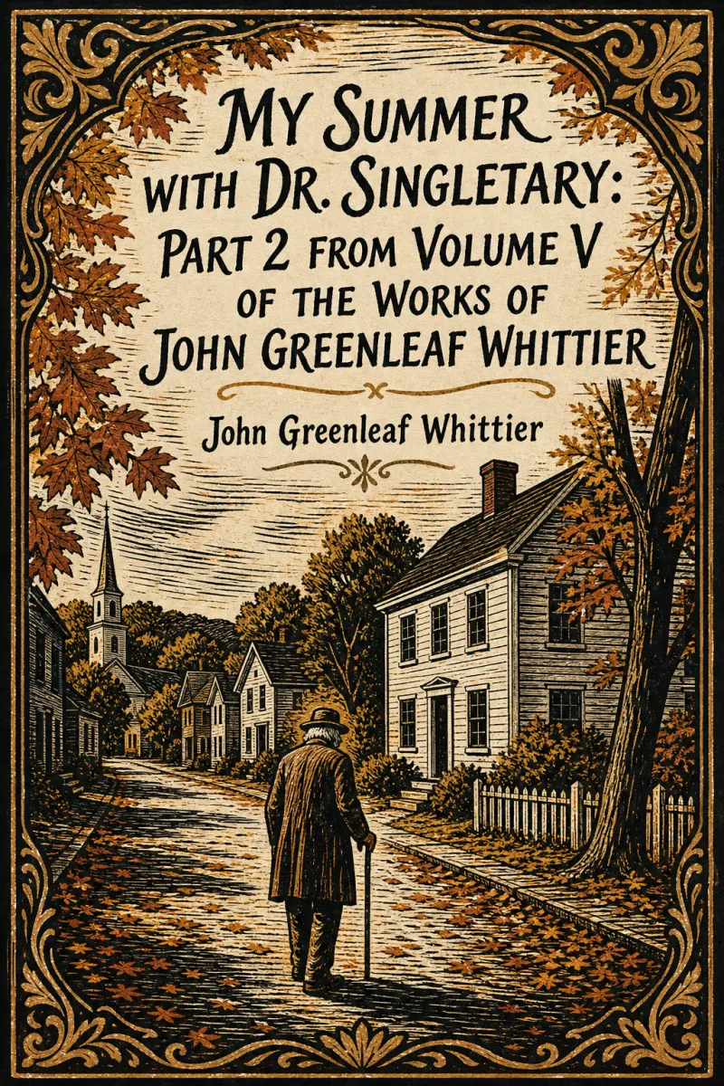 Cover of My Summer with Dr. Singletary: Part 2 from Volume V of The Works of John Greenleaf Whittier by John Greenleaf Whittier