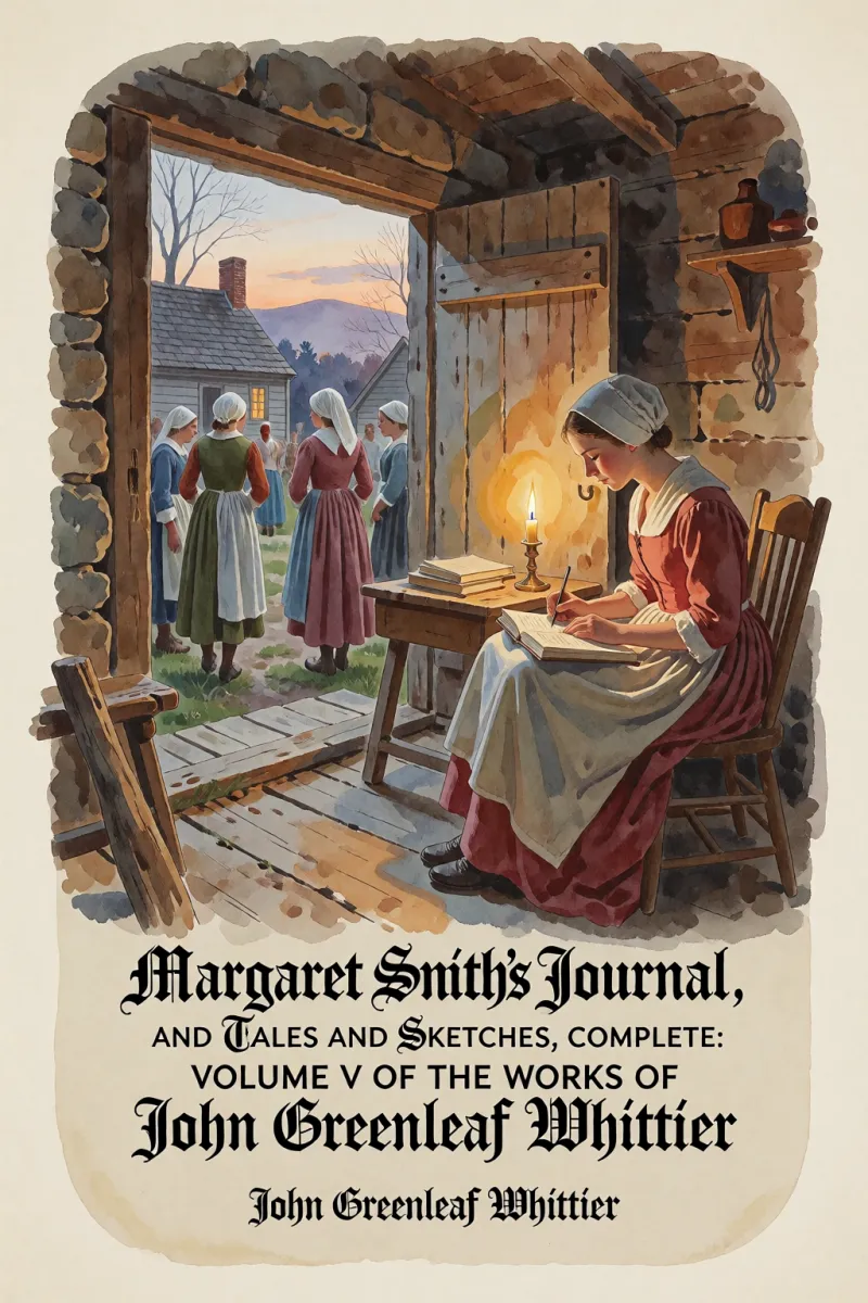 Cover of Margaret Smith's Journal, and Tales and Sketches, Complete: Volume V of The Works of John Greenleaf Whittier by John Greenleaf Whittier