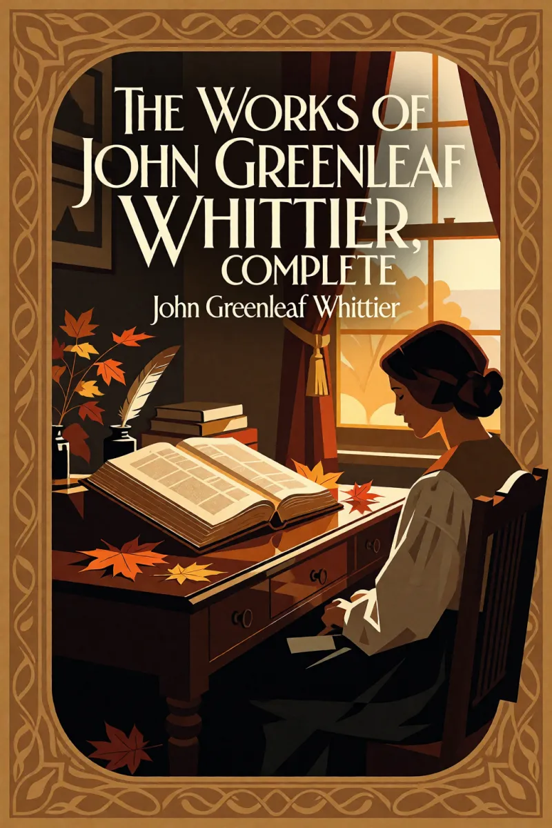 Cover of The Works of John Greenleaf Whittier, Complete by John Greenleaf Whittier