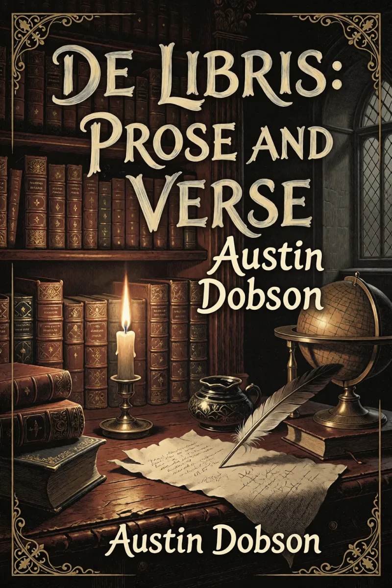 Cover of De Libris: Prose and Verse by Austin Dobson