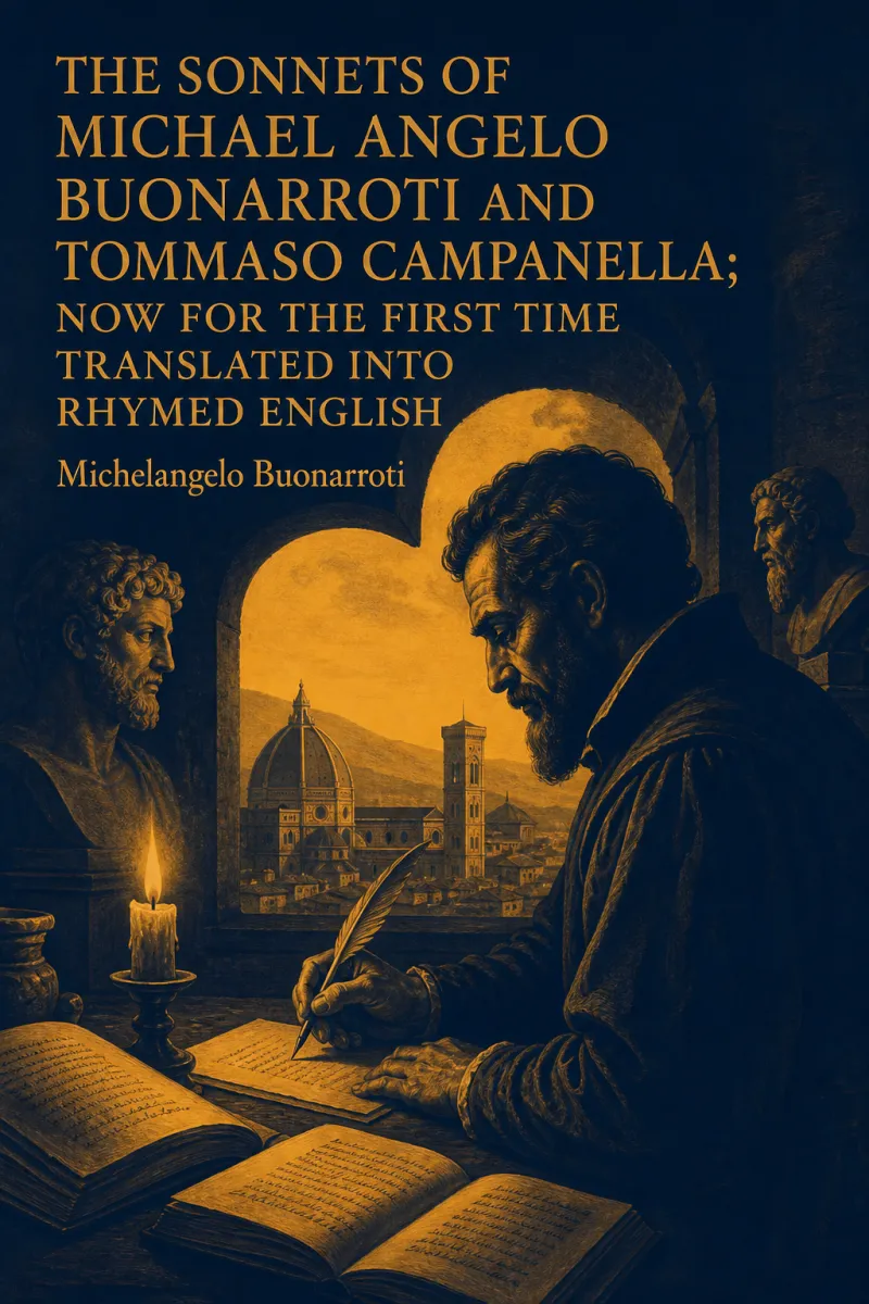 Cover of The Sonnets of Michael Angelo Buonarroti and Tommaso Campanella; Now for the First Time Translated into Rhymed English by Michelangelo Buonarroti