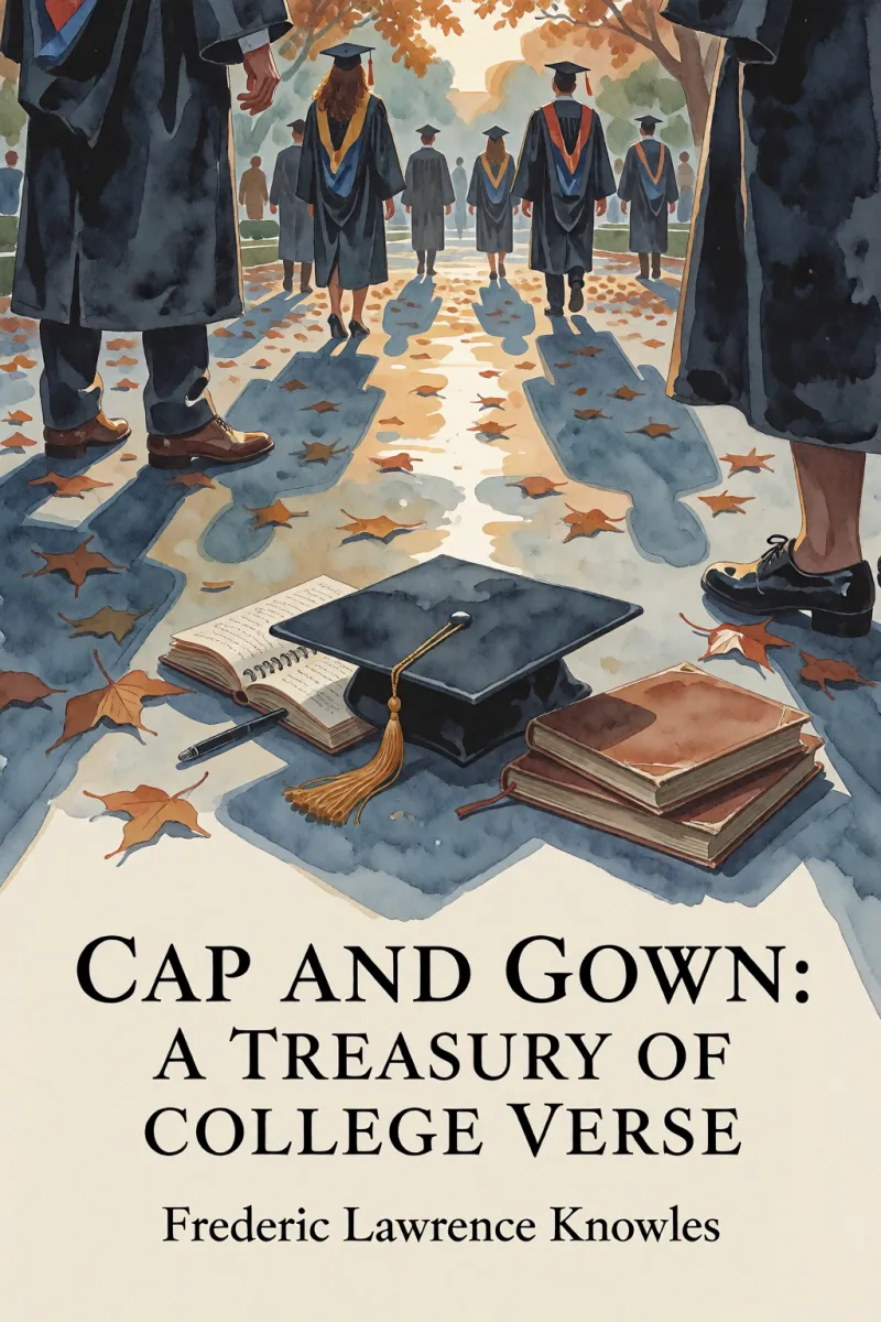 Cover of Cap and Gown: A Treasury of College Verse by Frederic Lawrence Knowles